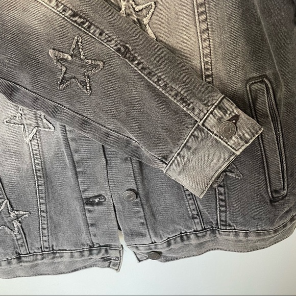 Rails Knox Stars Button-Front Jean Jacket Size S - Picture 7 of 16